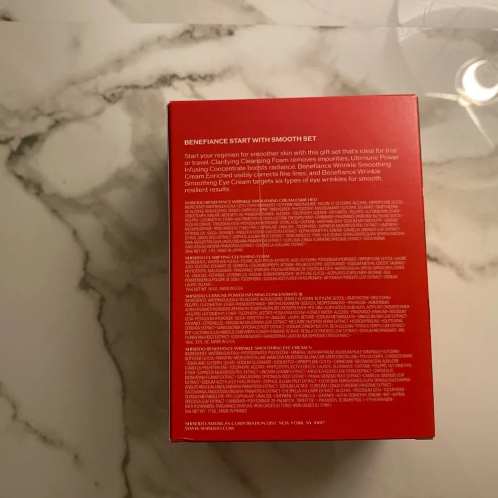 SHISEIDO LUXURY SKINCARE SET